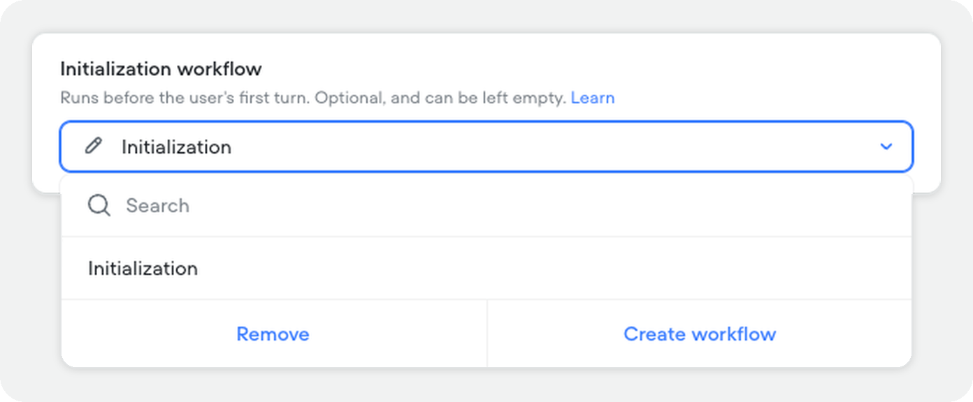 Init Workflow