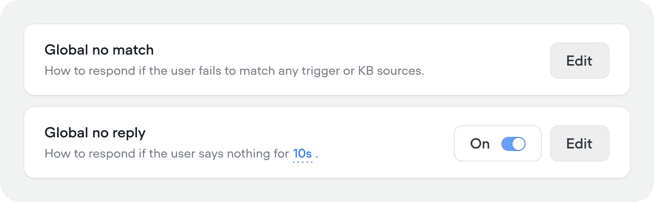 No Match Reply Docs