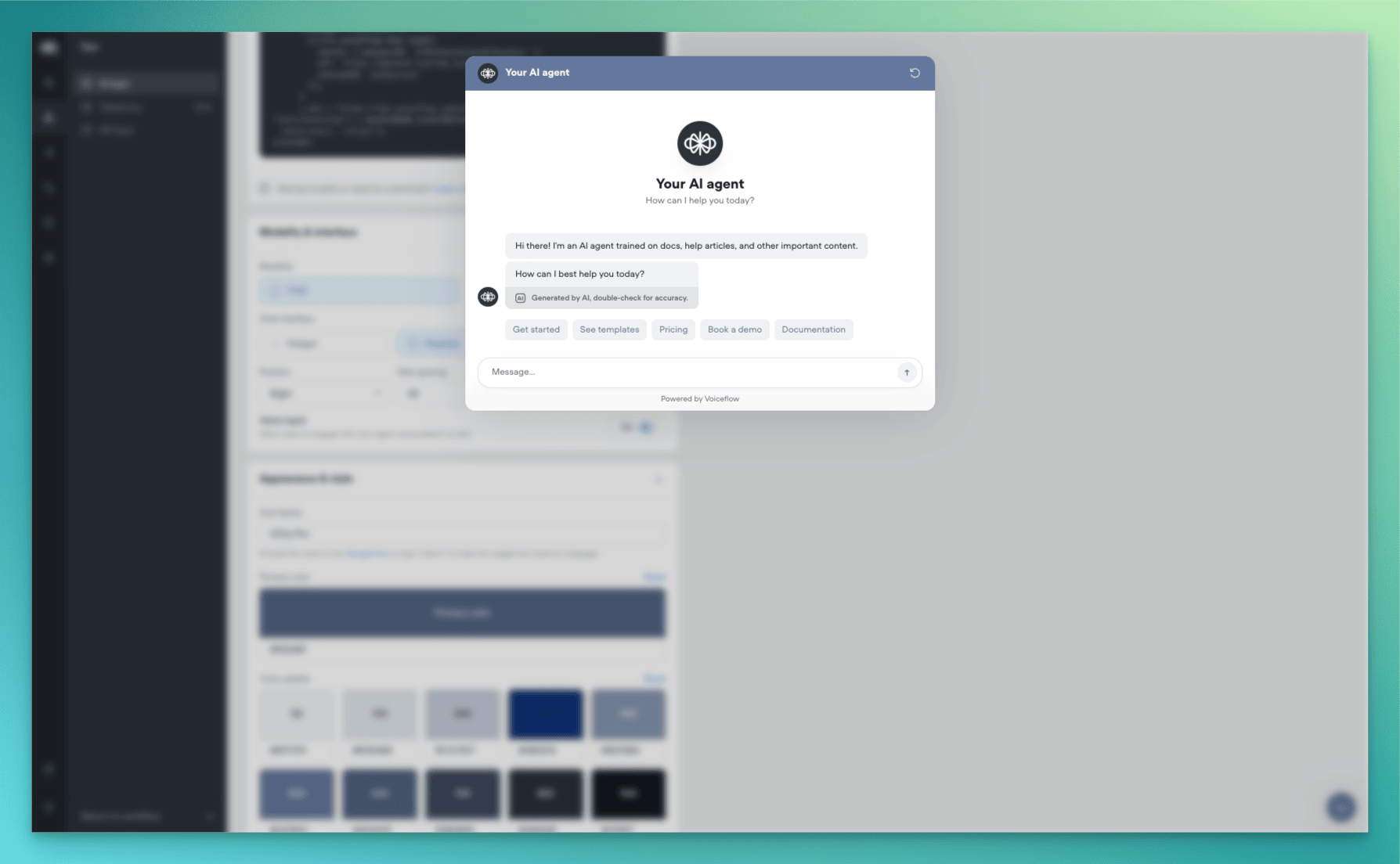 New AI-Native Webchat