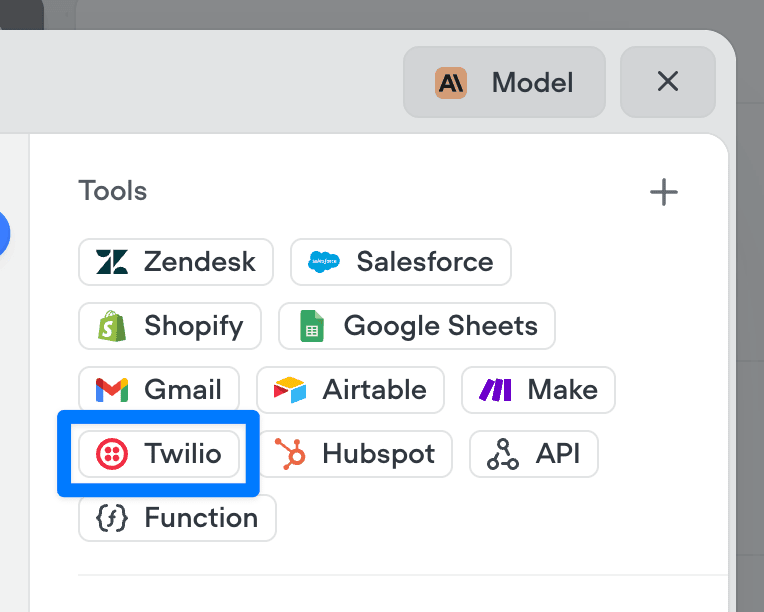 SMS messaging with Twilio tools