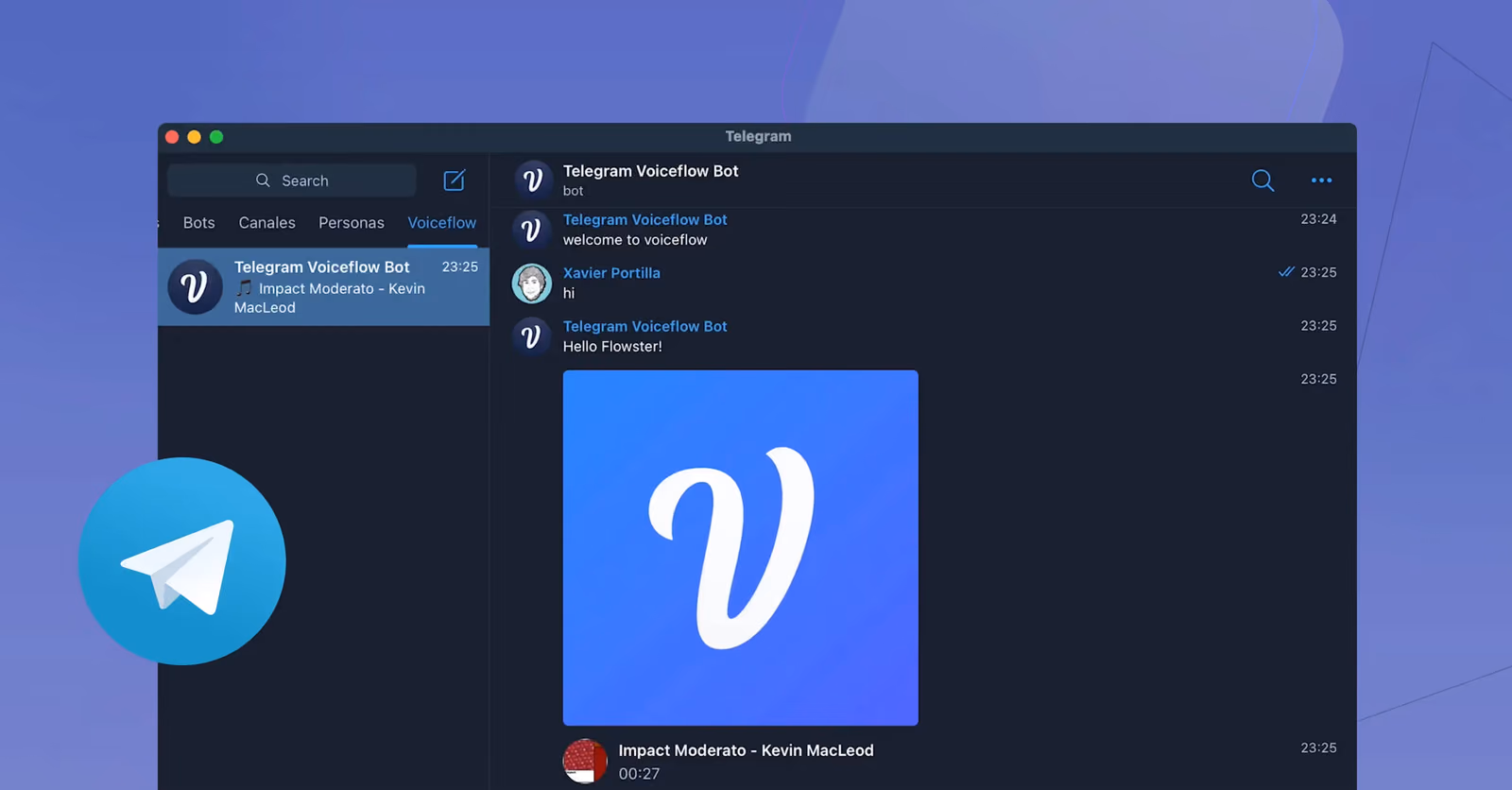 How to create a simple Telegram bot with Voiceflow