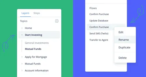 How to leverage Topics and Flows in your conversation designs