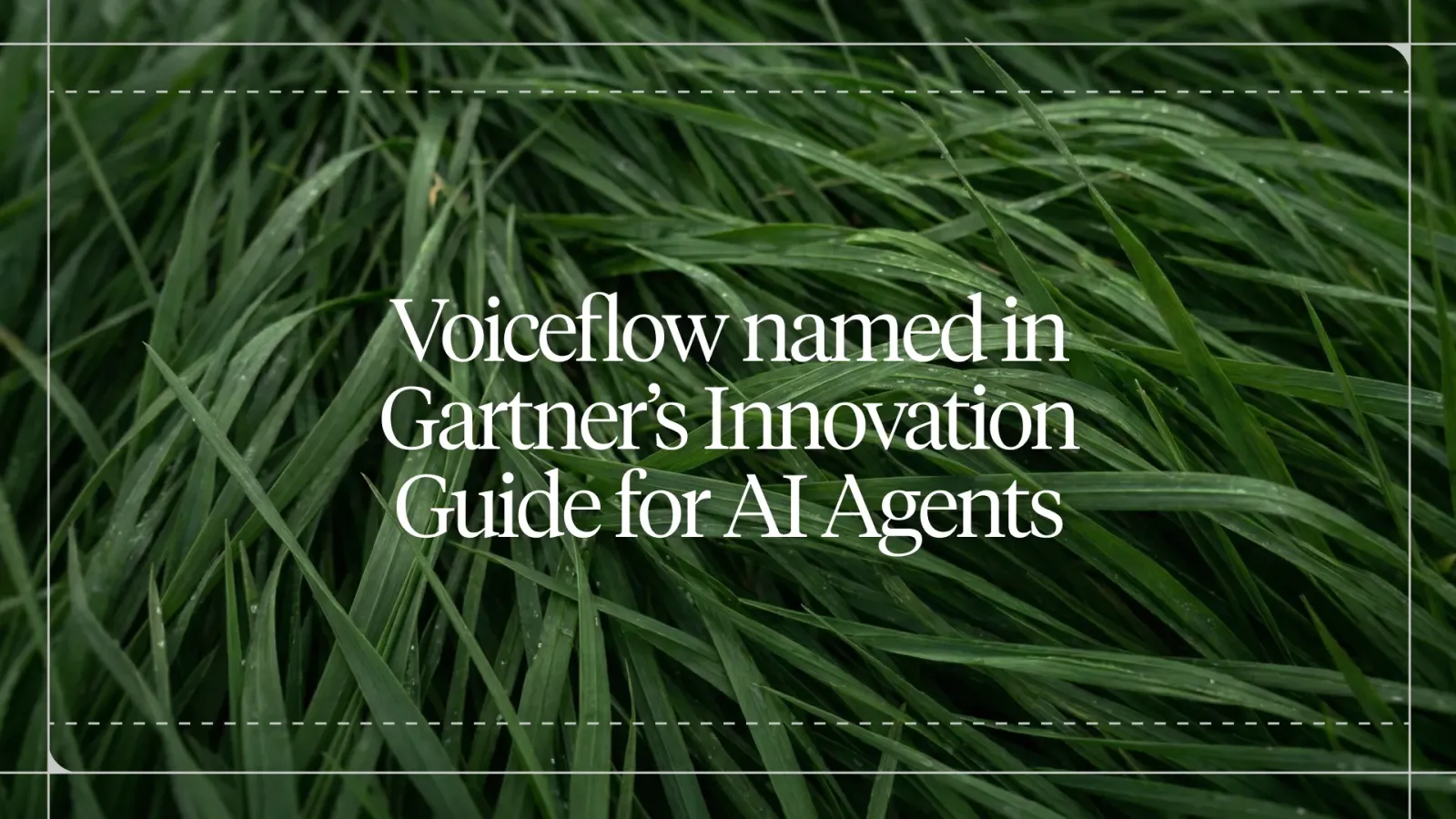 Voiceflow named in Gartner’s Innovation Guide for AI Agents as a key AI Agent vendor for customer service