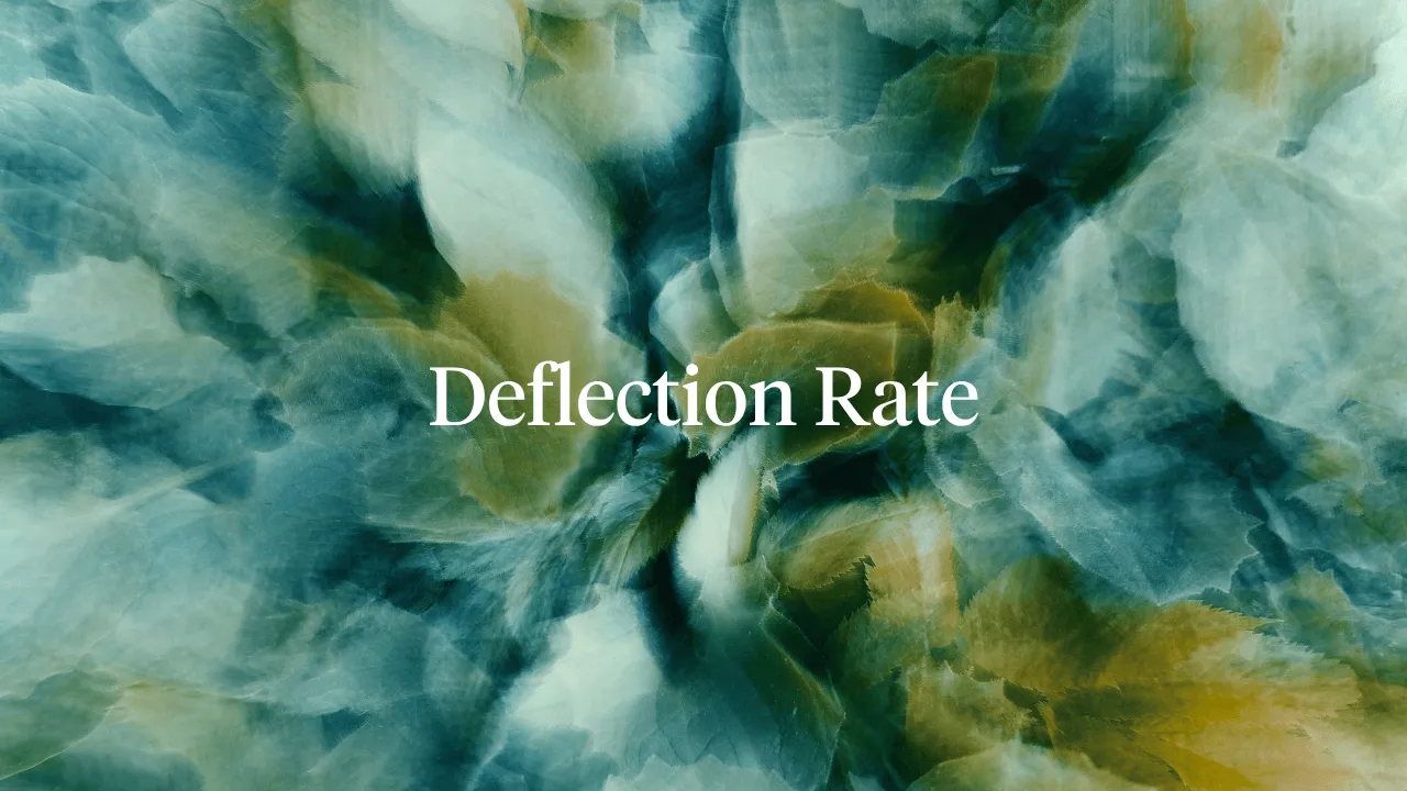 What Ticket Deflection Rate Actually Means