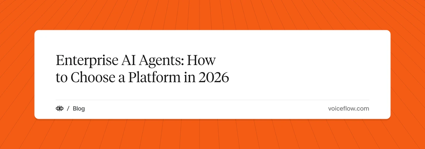 Enterprise AI Agents: How to Choose a Platform in 2026