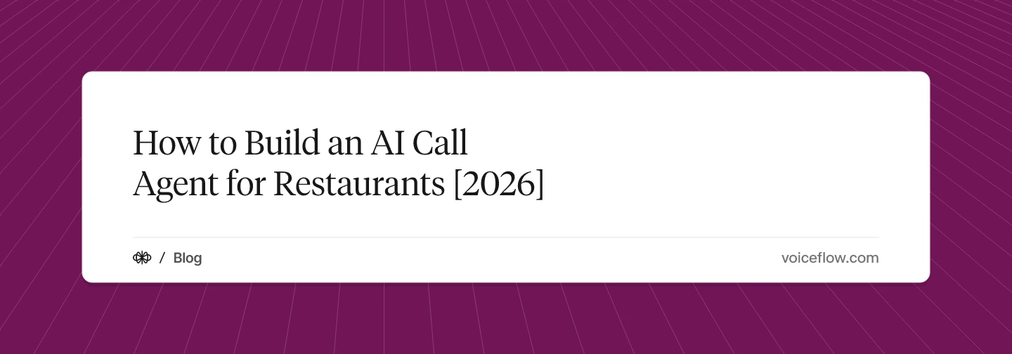 How to Build an AI Call Agent for Restaurants [2026]