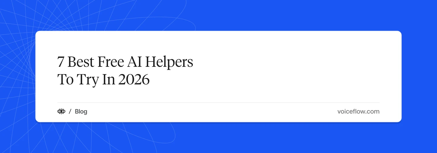 7 Best Free AI Helpers To Try In 2026