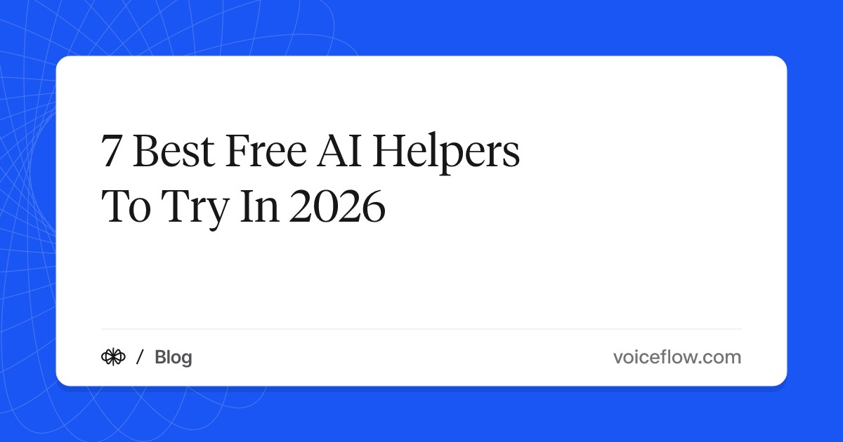 7 Best Free AI Helpers To Try In 2026