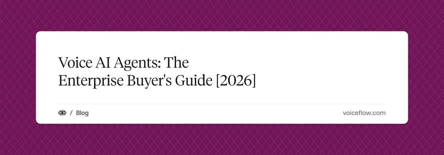 Voice AI Agents: The Enterprise Buyer's Guide [2026]