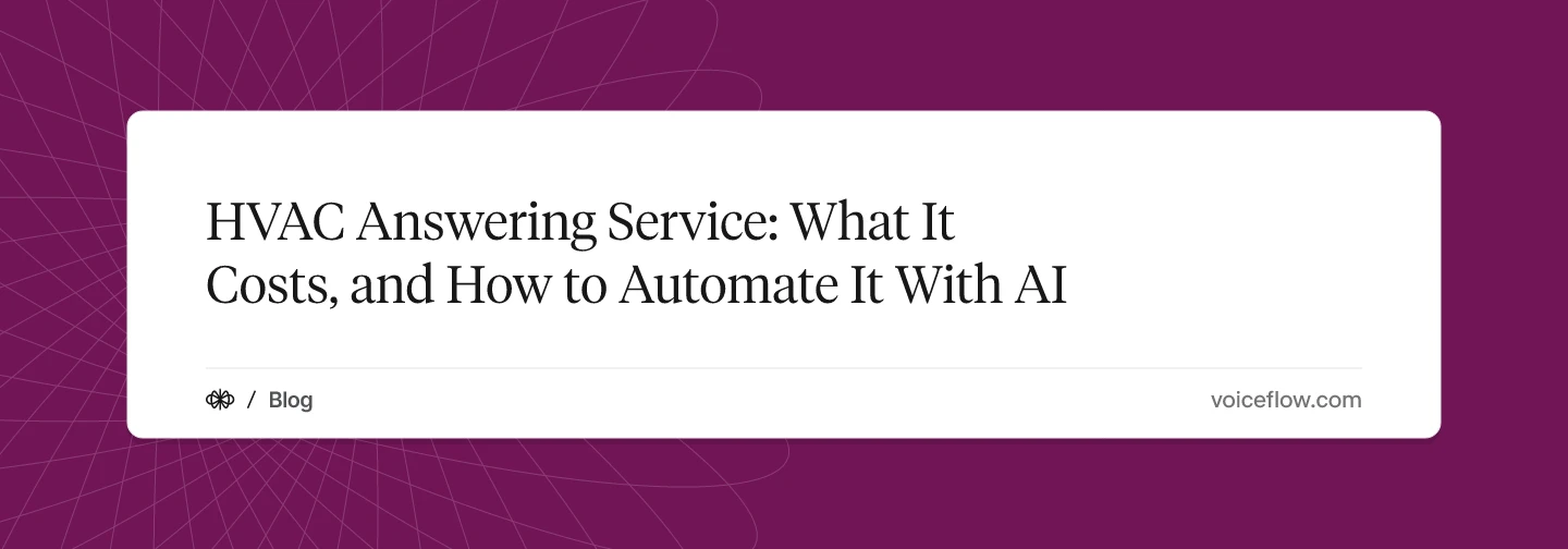 HVAC Answering Service: What It Costs, and How to Automate It With AI