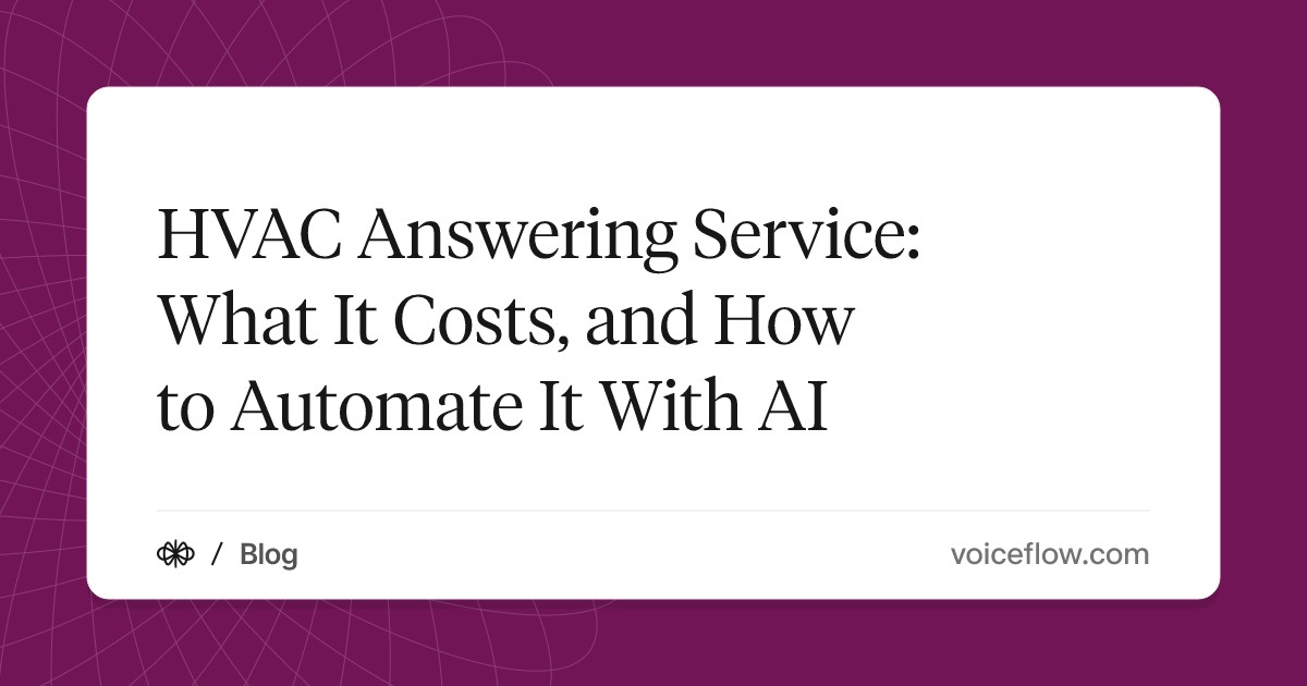 HVAC Answering Service: What It Costs, and How to Automate It With AI