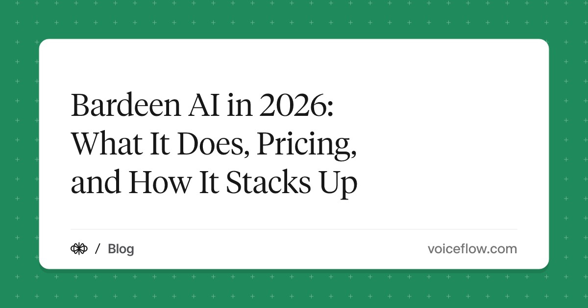 Bardeen AI in 2026: What It Does, Pricing, and How It Stacks Up