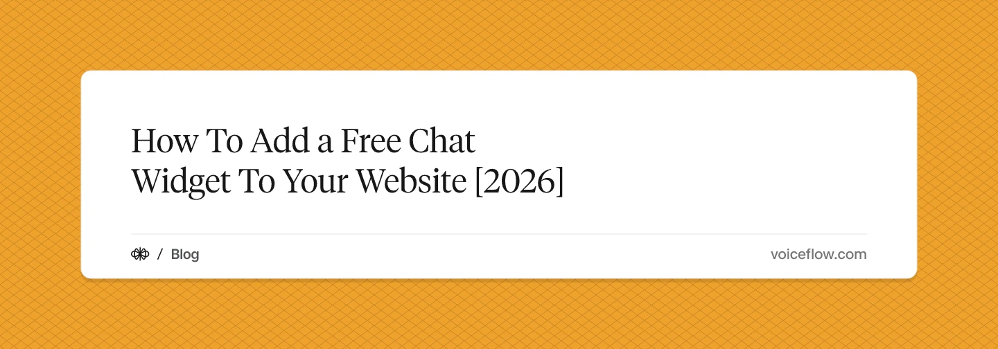 How To Add a Free Chat Widget To Your Website [2026]
