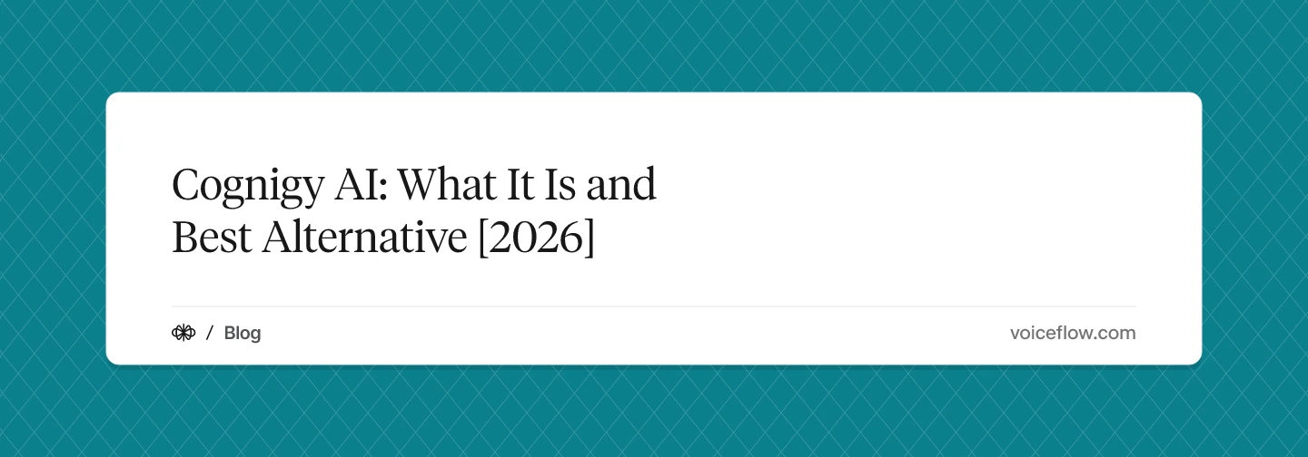 Cognigy AI: What It Is and Best Alternative [2026]