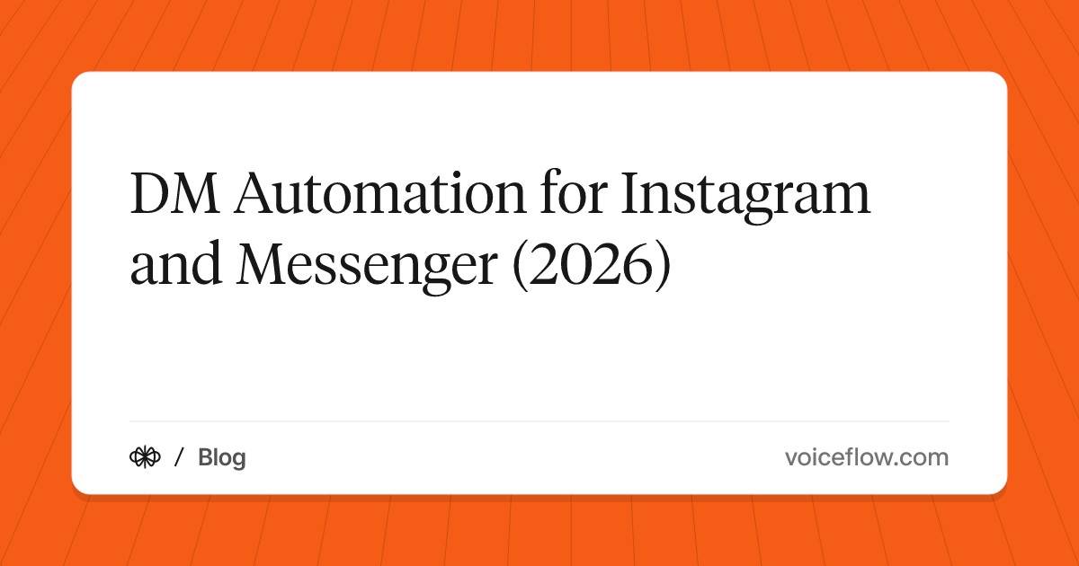 DM Automation for Instagram and Messenger (2026)