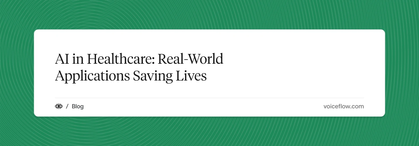 AI in Healthcare: Real-World Applications Saving Lives