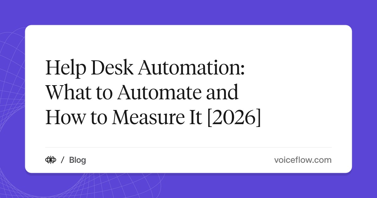 Help Desk Automation: What to Automate and How to Measure It [2026]