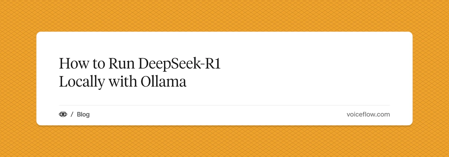 How to Run DeepSeek-R1 Locally with Ollama
