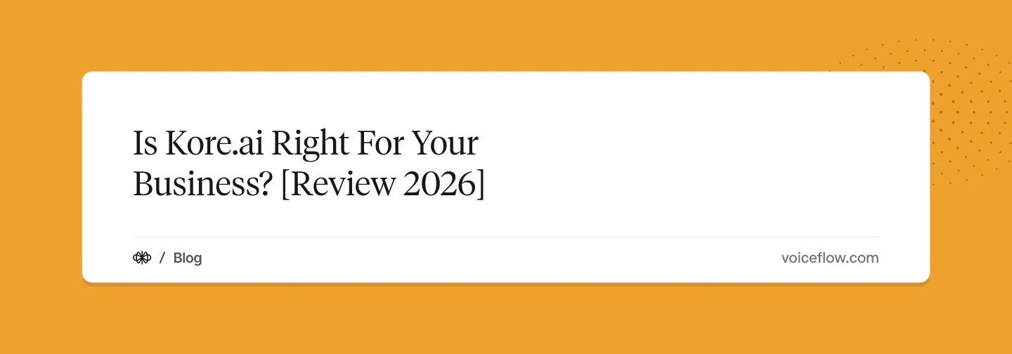 Is Kore.ai Right For Your Business? [Review 2026]