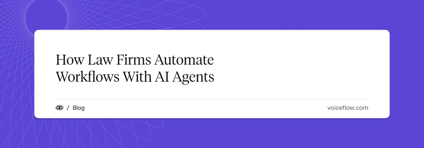 How Law Firms Automate Workflows With AI Agents