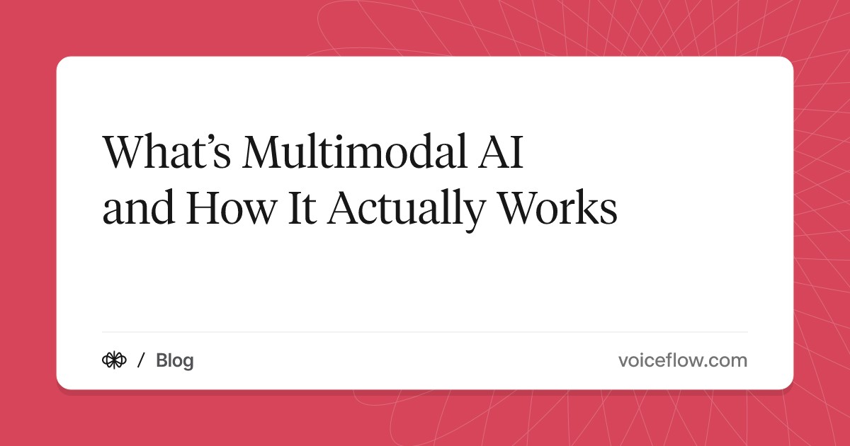What’s Multimodal AI and How It Actually Works