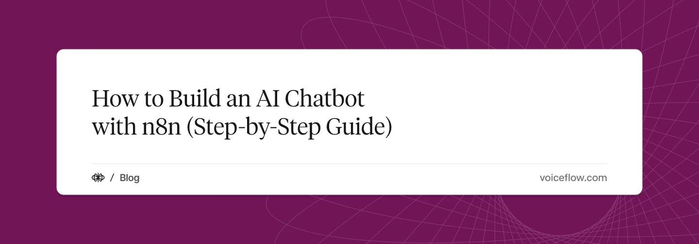 How to Build an AI Chatbot with n8n (Step-by-Step Guide)