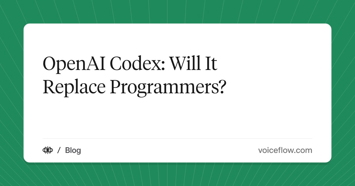 OpenAI Codex: Will It Replace Programmers?