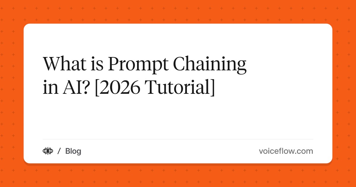 What is Prompt Chaining in AI? [2026 Tutorial]