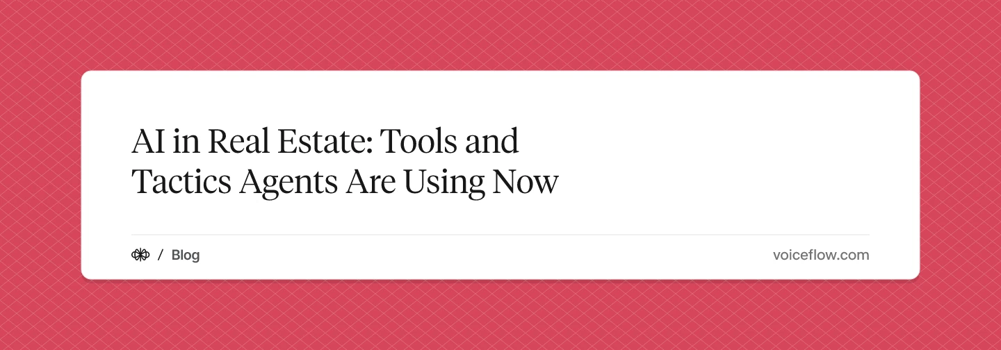 AI in Real Estate: Tools and Tactics Agents Are Using Now