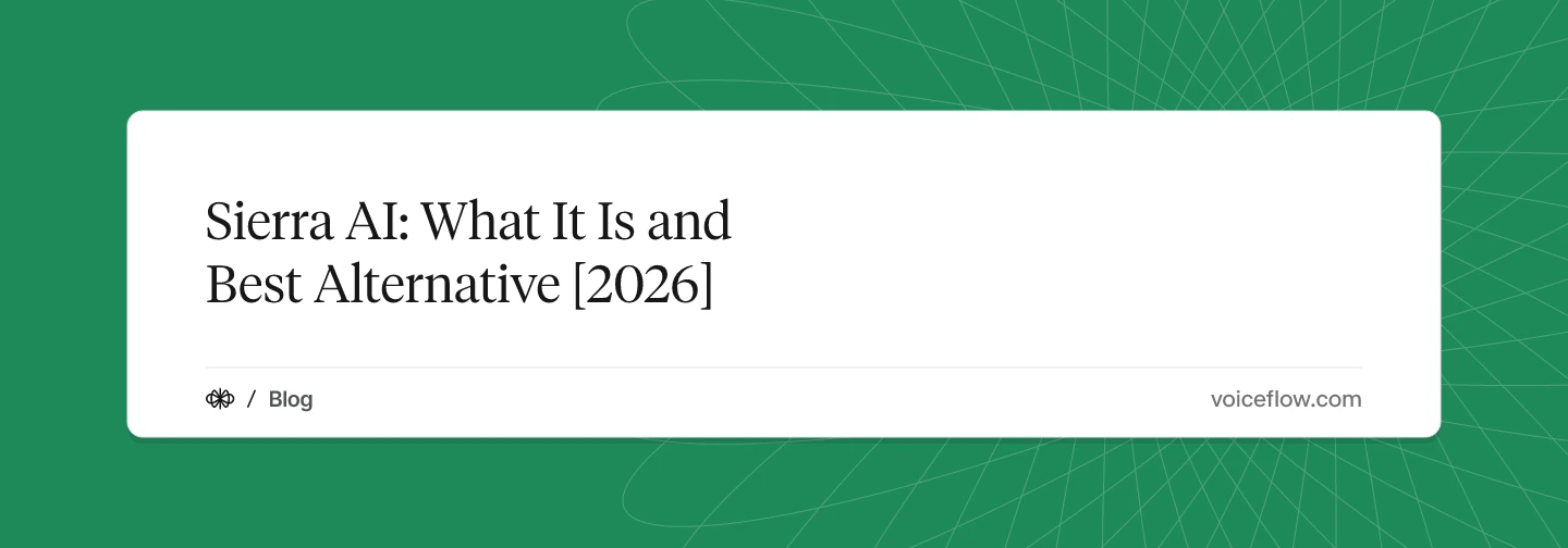 Sierra AI: What It Is and Best Alternative [2026]