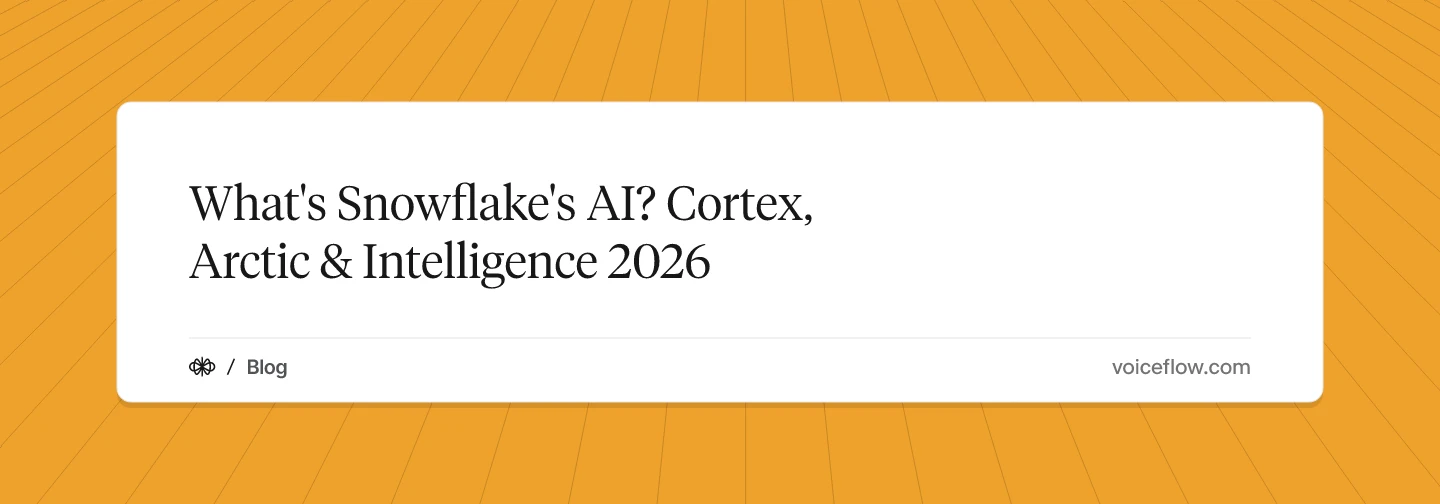 What's Snowflake's AI? Cortex, Arctic & Intelligence 2026