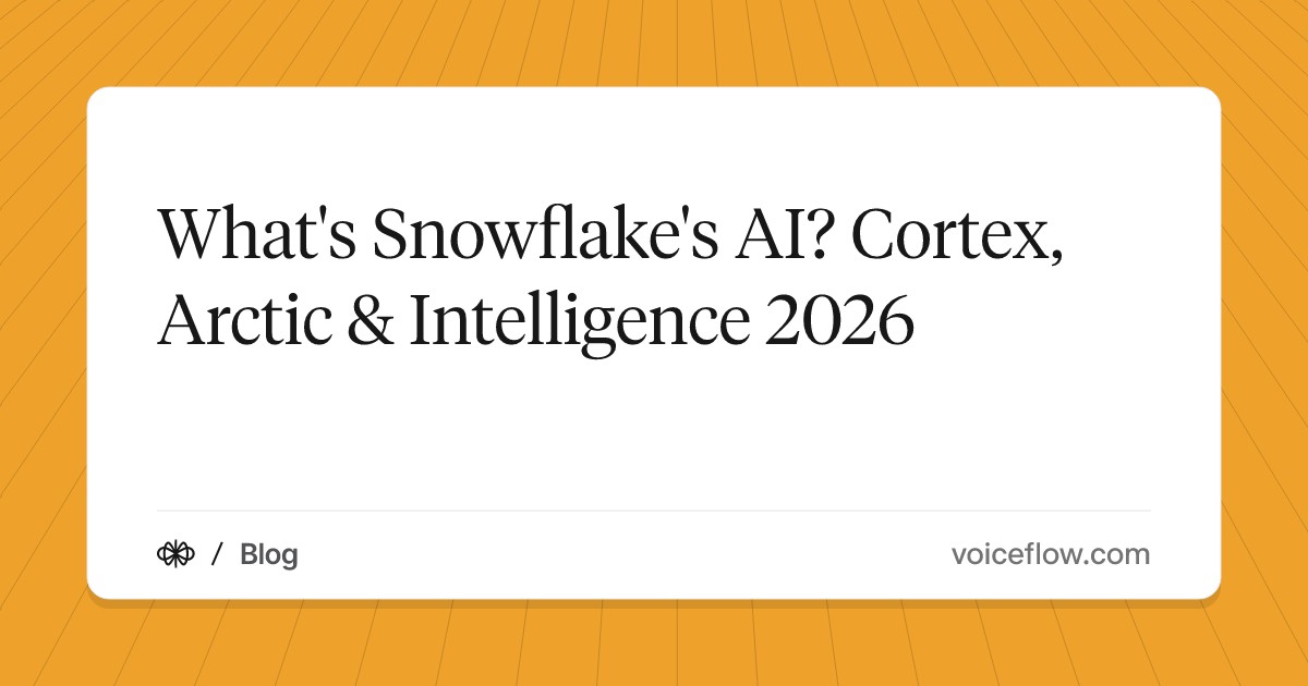 What's Snowflake's AI? Cortex, Arctic & Intelligence 2026
