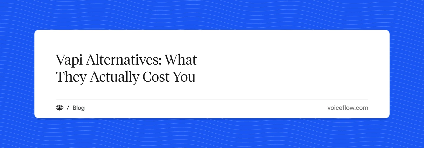 Vapi Alternatives: What They Actually Cost You
